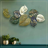 Elegant Leaf-Themed Metal Wall